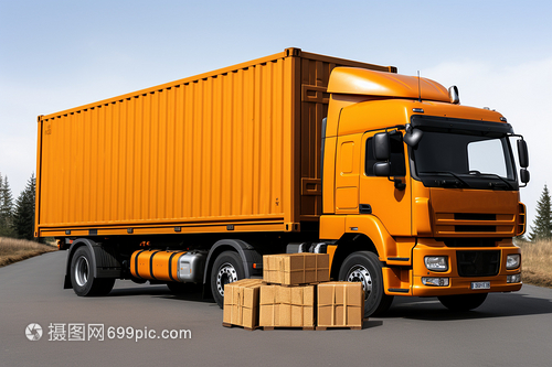 貨車上的貨物在路邊行駛 道路貨物運輸?shù)默F(xiàn)狀與挑戰(zhàn)